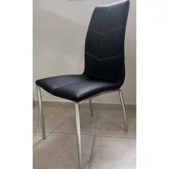 Fekete műbőr szék