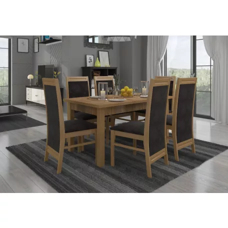 RODOS 7 asztal és szék készlet, Kézműves arany