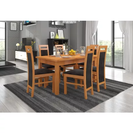 RODOS 14 asztal és szék készlet, üvegfűzfa