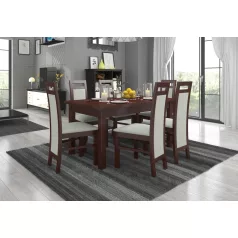 RODOS 14 asztal és szék készlet, Sötét dió