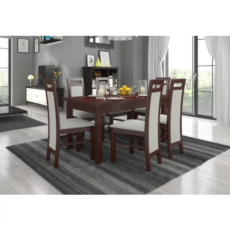 RODOS 14 asztal és szék készlet, Sötét dió