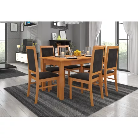 RODOS 25 asztal és szék készlet, üvegfűzfa