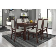 RODOS 25 asztal és szék készlet, Sötét dió