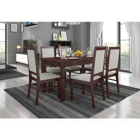 RODOS 25 asztal és szék készlet, Sötét dió