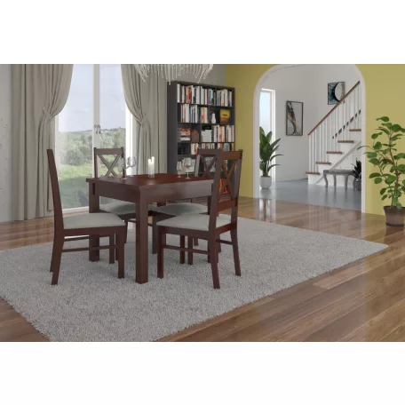 RODOS 38 asztal és szék készlet, Sötét dió