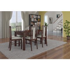 RODOS 52 asztal és szék készlet, Sötét dió