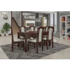 RODOS 53 asztal és szék készlet, Sötét dió