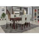 RODOS 56 asztal és szék készlet, Sötét dió