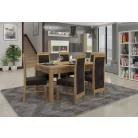 RODOS 57 asztal és szék készlet, Kézműves arany