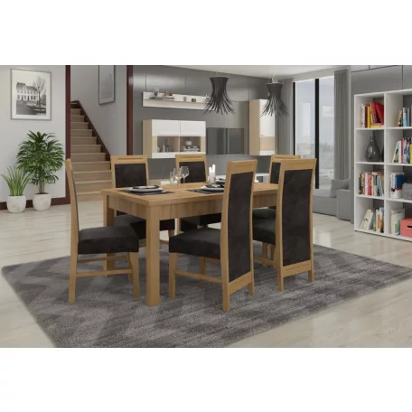 RODOS 57 asztal és szék készlet, Kézműves arany