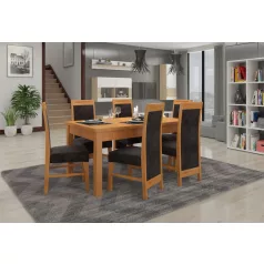 RODOS 57 asztal és szék készlet, üvegfűzfa