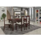 RODOS 59 asztal és szék készlet, Sötét dió