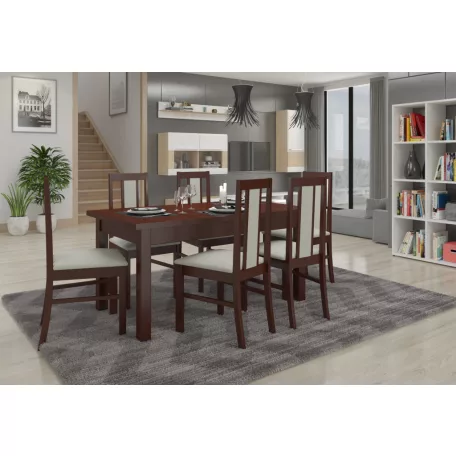 RODOS 59 asztal és szék készlet, Sötét dió