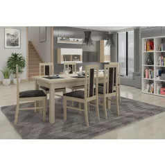 RODOS 59 asztal és szék készlet, Sonoma