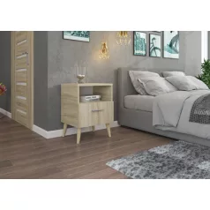 Éjjeliszekrény fiókkal LOGAN, Sonoma