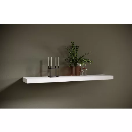 ANDREA függő polc 120x26, Fehér