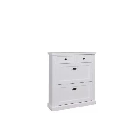 GALINEO 01 cipős szekrény, Fehér, Fehér