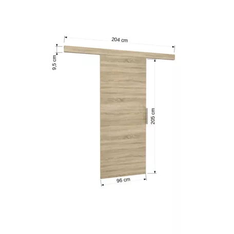 Fali tolóajtó PIXI 96, Fehér