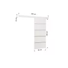 Fali tolóajtó TONY 96, Sonoma