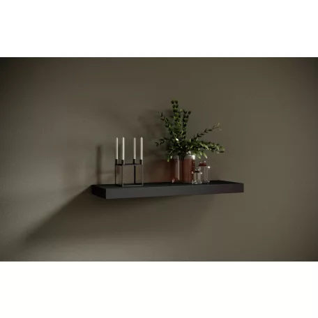 ANDREA függő polc 80x26, Fekete