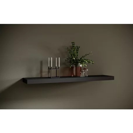 ANDREA függő polc 120x26, Fekete