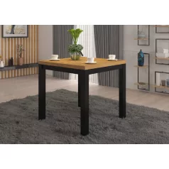 OLAF 1 kávés asztal 80x80, Artisan, Fekete matt