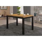 OLAF 2 kávés asztal 120x80, Artisan, Fekete matt