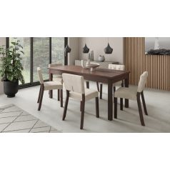 Asztal és székek garnitúra RODOS 80, Sötét dió