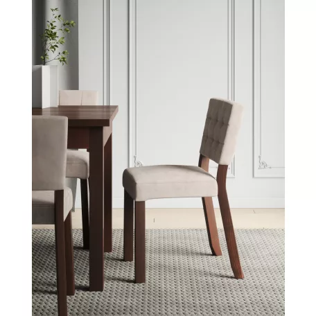 Szék RODOS 80, Sötét dió