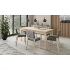 Asztal és székek garnitúra RODOS 80, Sonoma