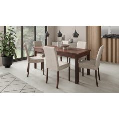 Asztal és székek garnitúra RODOS 81, Sötét dió