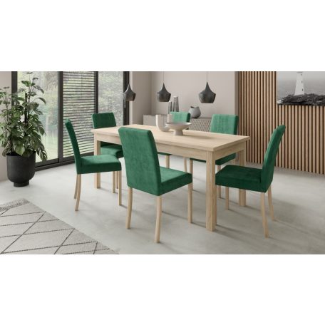 Asztal és székek garnitúra RODOS 81, Sonoma