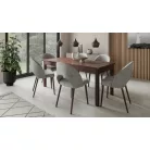 Asztal és székek garnitúra RODOS 82, Sötét dió