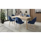 Asztal és székek garnitúra RODOS 82, Sonoma
