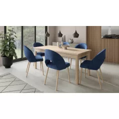 Asztal és székek garnitúra RODOS 82, Sonoma