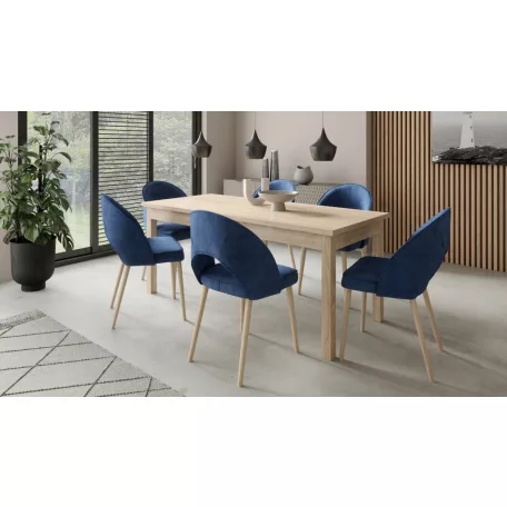 Asztal és székek garnitúra RODOS 82, Sonoma