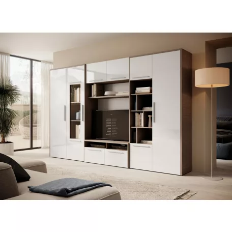 MARIO bútorfal, Fehér Ragyogás, Mont Blanc Sötét