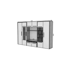 MARIO bútorfal, Fehér Ragyogás, Mont Blanc Sötét