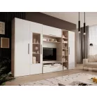 SMERA bútorfal, Fehér Ragyogás, Sonoma