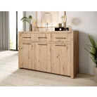 Háromajtós JANEZ komód, Artisan, Fekete