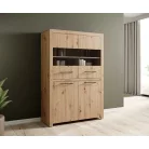 Alacsony JANEZ vitrin, Artisan, Fekete