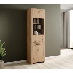 Magas JANEZ vitrin, Artisan, Fekete