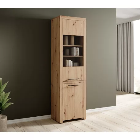 Magas JANEZ vitrin, Artisan, Fekete