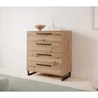 Fiókos komód ARIA, Artisan, Fekete