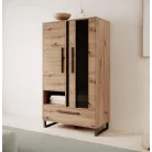 Alacsony vitrin ARIA, Artisan, Fekete