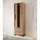 Magas vitrin ARIA, Artisan, Fekete