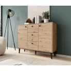 Komód BESA, Artisan, Fekete