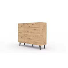 Komód BESA, Artisan, Fekete