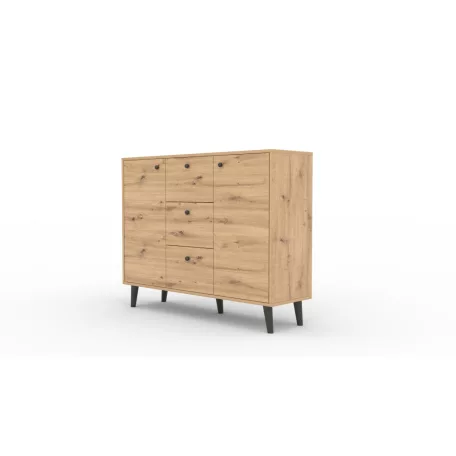 Komód BESA, Artisan, Fekete