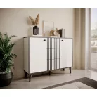 Komód FADI, Fehér, Fekete